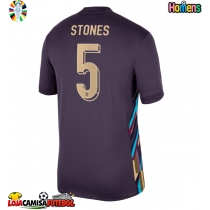 Camisa de Futebol Inglaterra John Stones #5 Equipamento Secundário Europeu 2024 Manga Curta